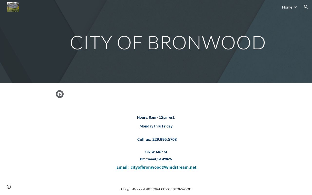 Bronwood warrant search official city website